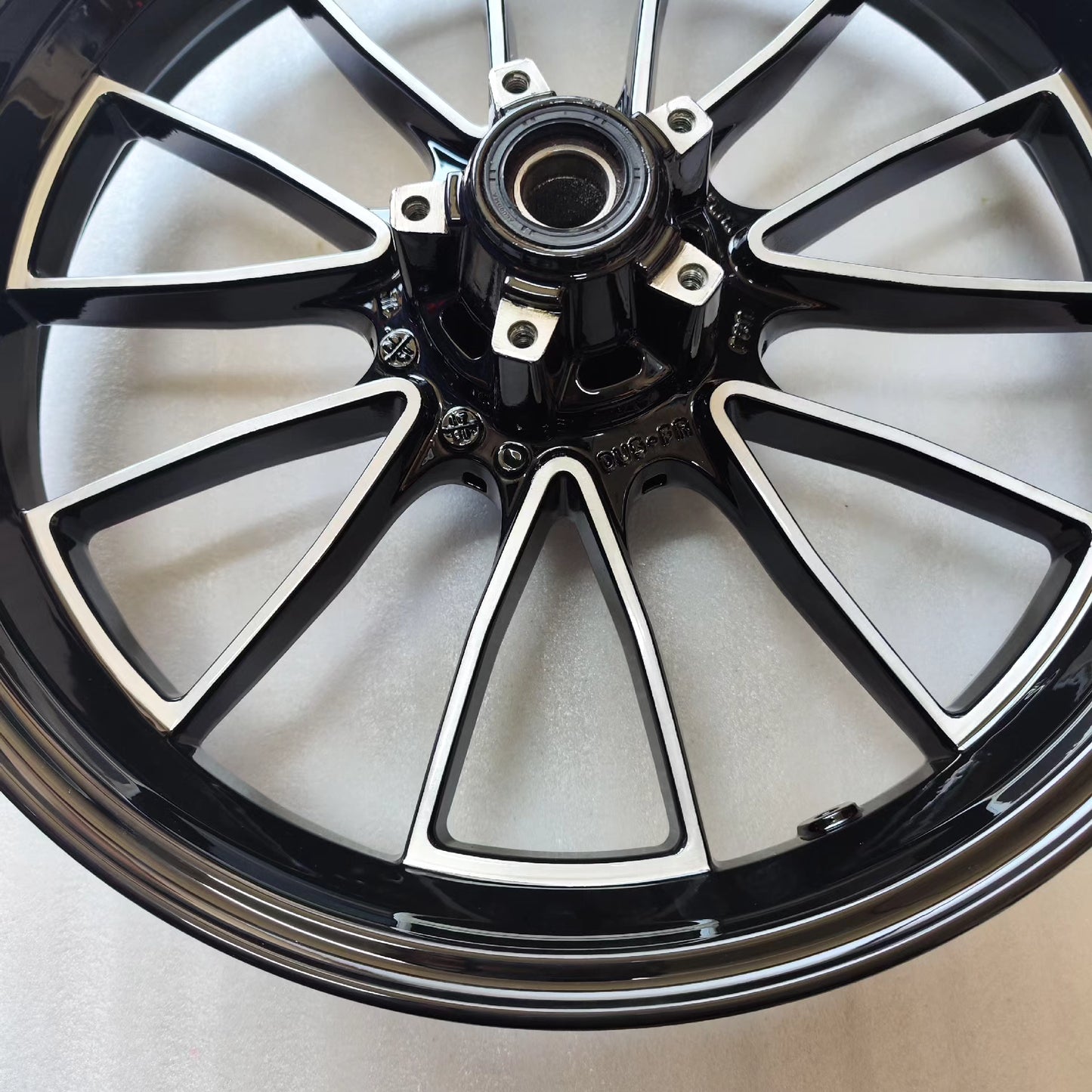 Used Ducati Diavel 1200 Front Wheel 17 Repainted Gloss Black OEM 50122081AA