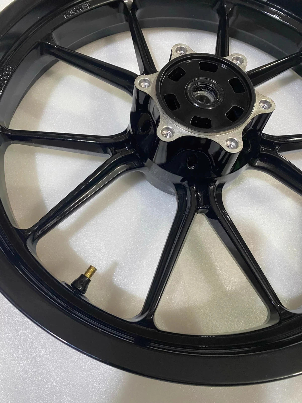 14-16 KTM Duke 390 Front Rear Black Wheel Rims A Pair Set Straight Repaint