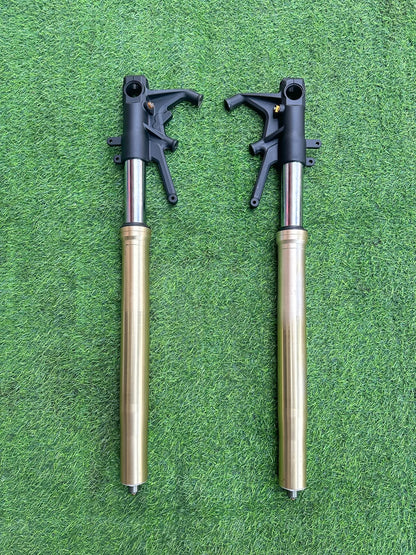 Kawasaki ZX14R 2008-2013 Front Fork Tubes OEM Pair Used – full length overview