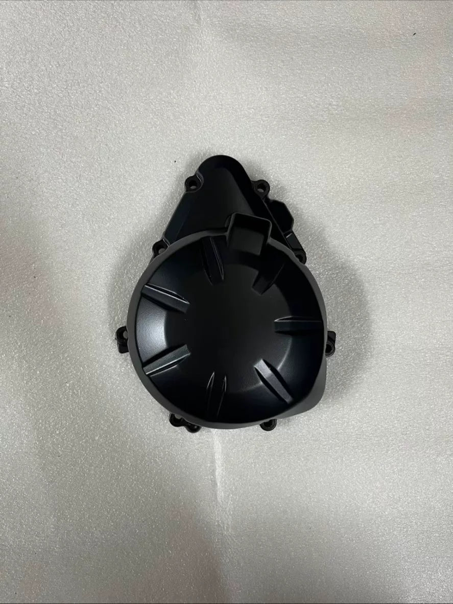 Kawasaki Z900 stator cover, front view showing clean casting and smooth finish