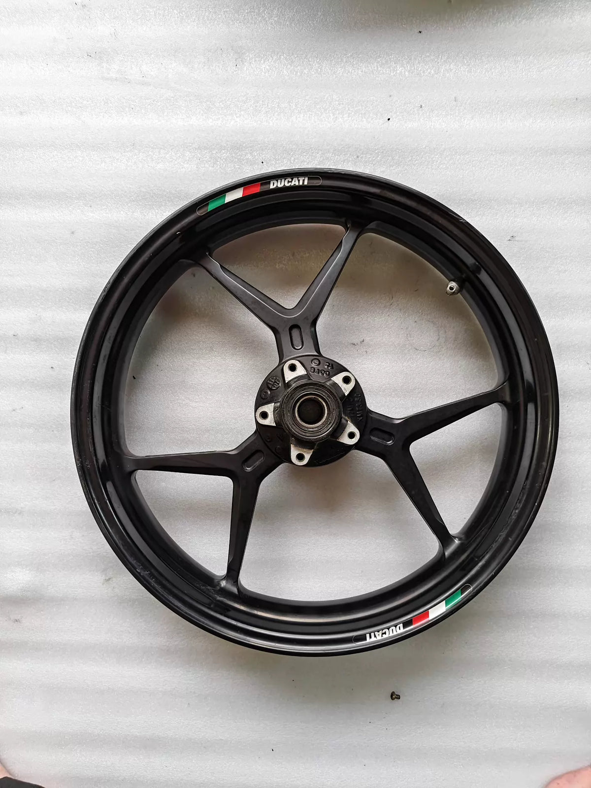 Used OEM Ducati SuperSport 950 Front Wheel Rim OEM 50121783AE – Used (2017–2024) — Photo 8 of 8