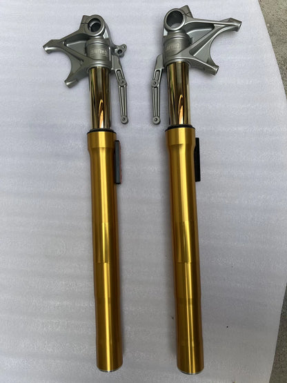 Ducati SuperSport 950 939 2017-2024 Front Fork Tubes Pair Used OEM 34520882A – full set overview