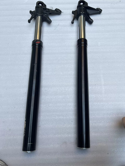 KTM 790 Duke front fork straight tube, angled view displaying upper tube surface and end detail
