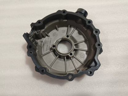 BMW S1000XR 2019–2026 Stator Cover – matte black repainted finish close-up
