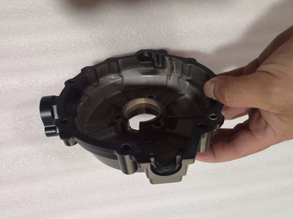 BMW S1000XR Stator Cover – engine mounting flange and bolt holes