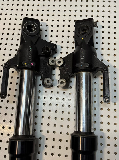 Kawasaki Versys 650 Front Fork Damper – lower leg and axle clamp detail