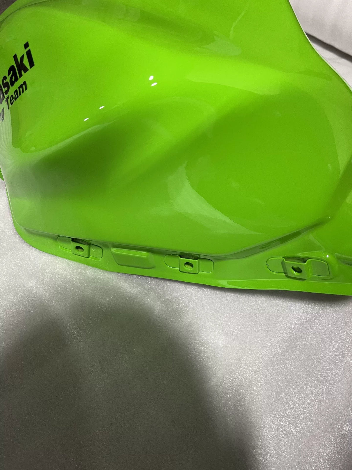 Used OEM Kawasaki Ninja 650 Fuel Tank OEM 51091-5252-777 – Repainted Green PN:51 — Photo 6 of 8