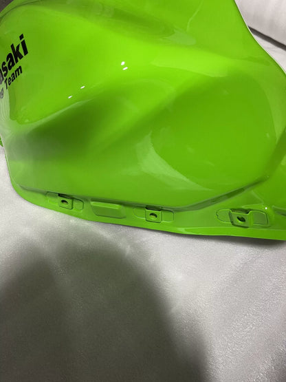 Used OEM Kawasaki Ninja 650 Fuel Tank OEM 51091-5252-777 – Repainted Green PN:51 — Photo 6 of 8
