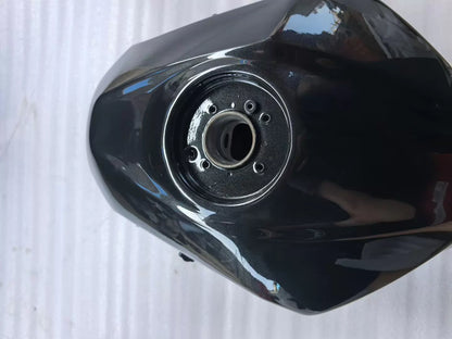 Kawasaki Ninja 400 Fuel Tank – mounting tabs and frame bracket fitment view