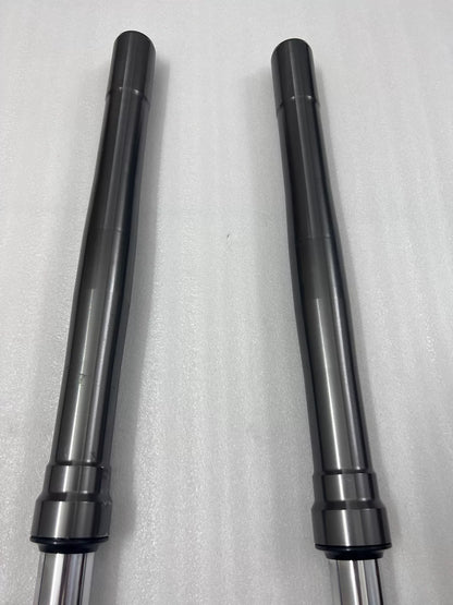 Kawasaki Ninja 1000 SX front fork top cap and preload adjuster close-up, anodized finish detail