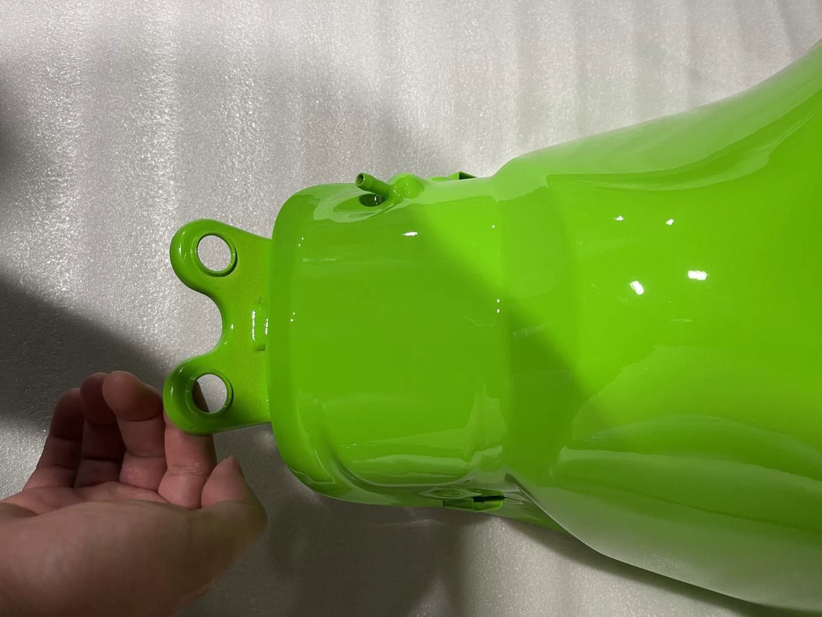 Used OEM Kawasaki Ninja 650 Fuel Tank OEM 51091-5252-777 – Repainted Green PN:51 — Photo 7 of 8