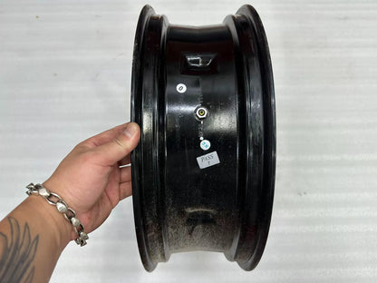 OEM Aprilia RS660 rear wheel 5.5x17 inner rim detail showing sprocket carrier and bearings