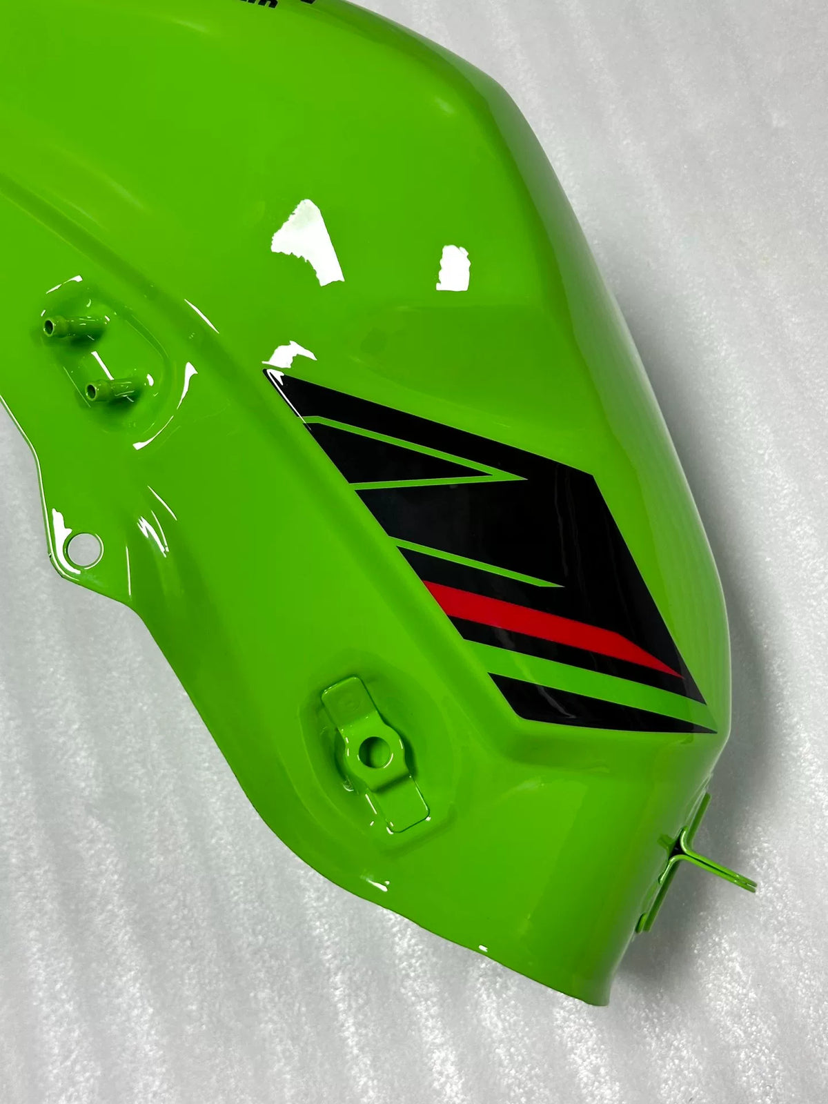 Kawasaki ZX-4RR OEM Fuel Tank Used – surface condition and paint detail as-is