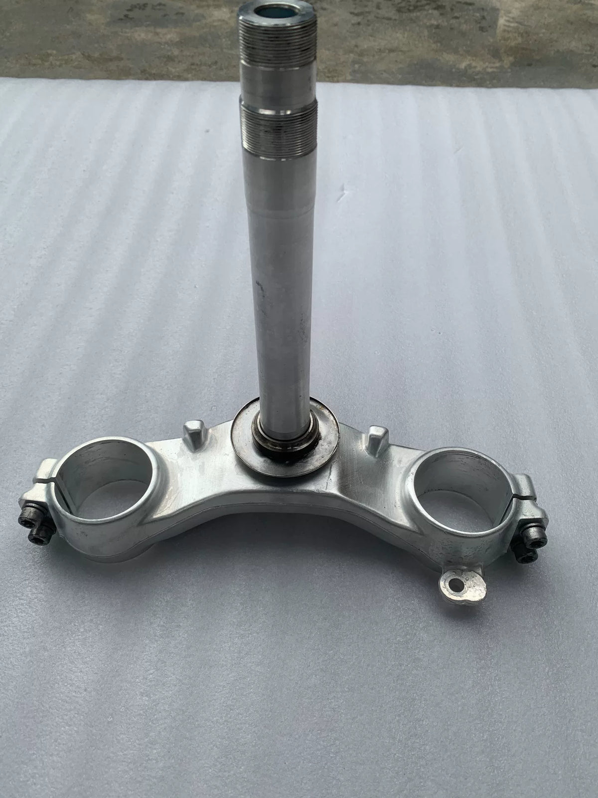 BMW S1000RR Triple Clamp Used OEM – surface condition and wear detail
