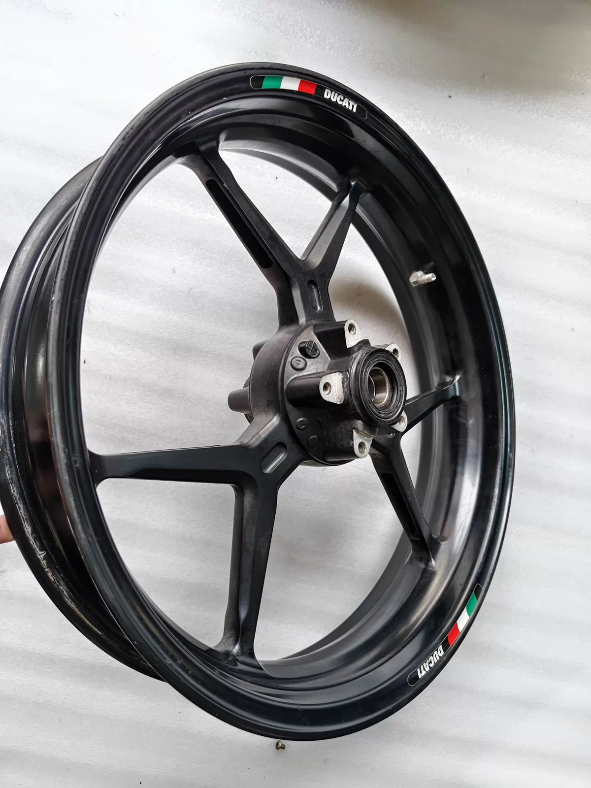 Used OEM Ducati SuperSport 950 Front Wheel Rim OEM 50121783AE – Used (2017–2024) — Photo 7 of 8