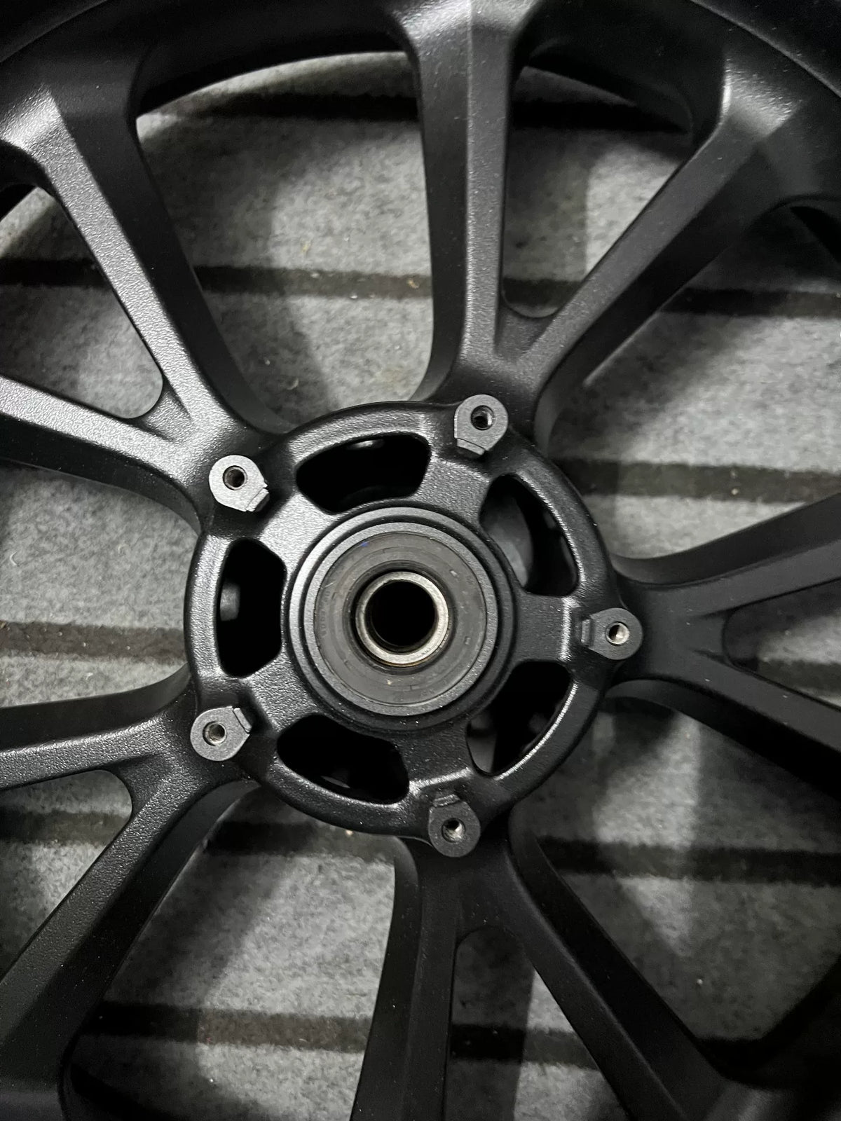 Honda GL1800 Front Wheel repainted surface condition – see photos for exact wear