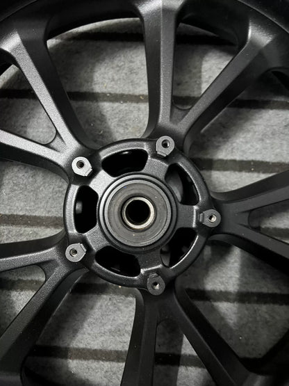 Honda GL1800 Front Wheel repainted surface condition – see photos for exact wear
