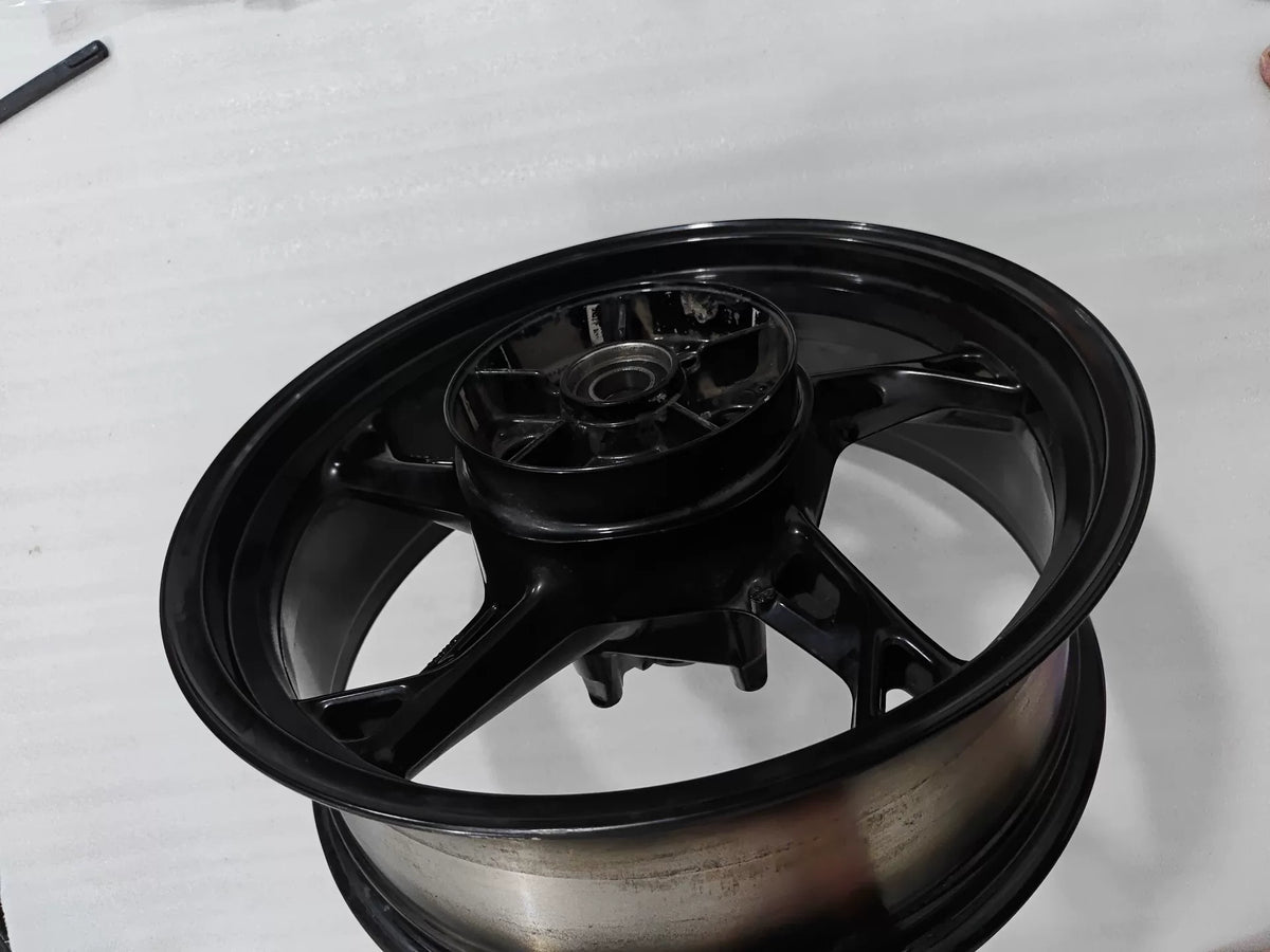 BMW S1000RR OEM Rear Rim – surface condition and use marks as shown