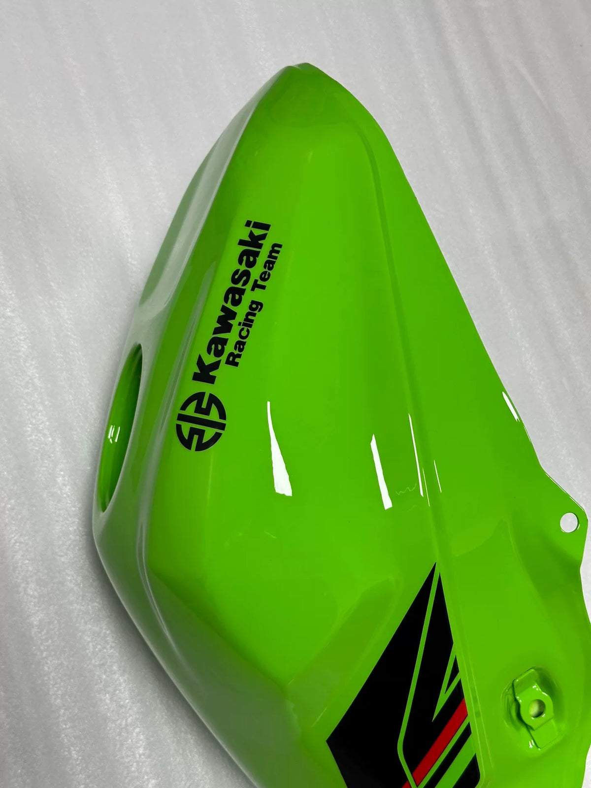 Used OEM Kawasaki ZX-4RR Fuel Tank OEM 51093-5280-777 – Lime Green 2023–2025 PN: — Photo 8 of 8