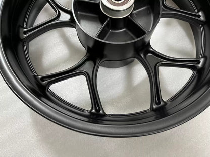 Front rear rim pair Honda NC750X stacked view showing inner rim channel and spoke detail