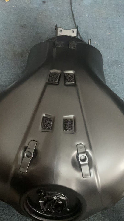 Used OEM Kawasaki Z1000 Fuel Tank OEM 510010791739 – Repainted M.F.S. Black PN:5 — Photo 7 of 11