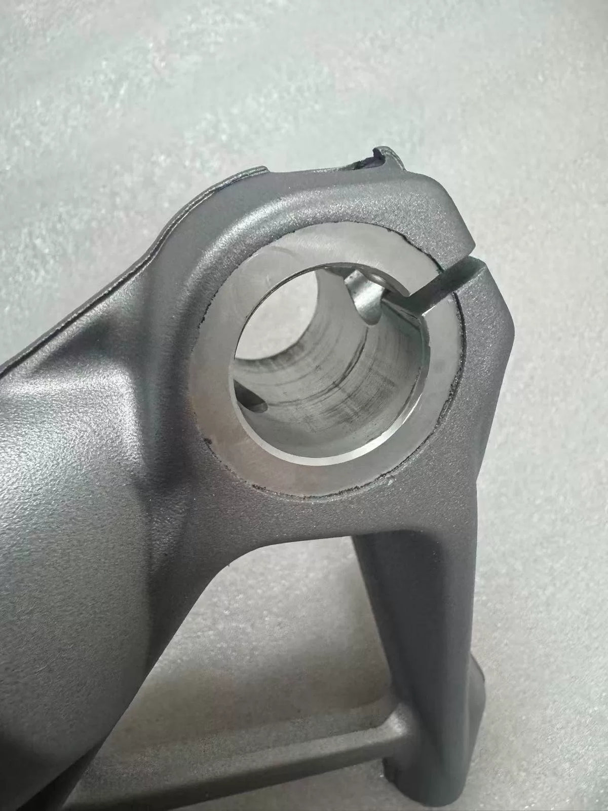 BMW R1200GS fork rod single piece, side angle showing rod diameter and surface condition