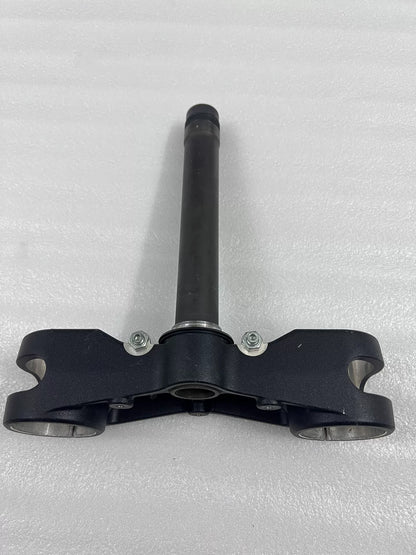 Lower fork yoke Ducati Multistrada 1200, underside view revealing axle clamp and casting details