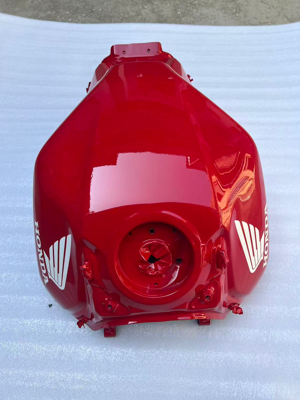 Honda CBR 650R 2019-2025 fuel tank, top-down view showing full surface and cap position