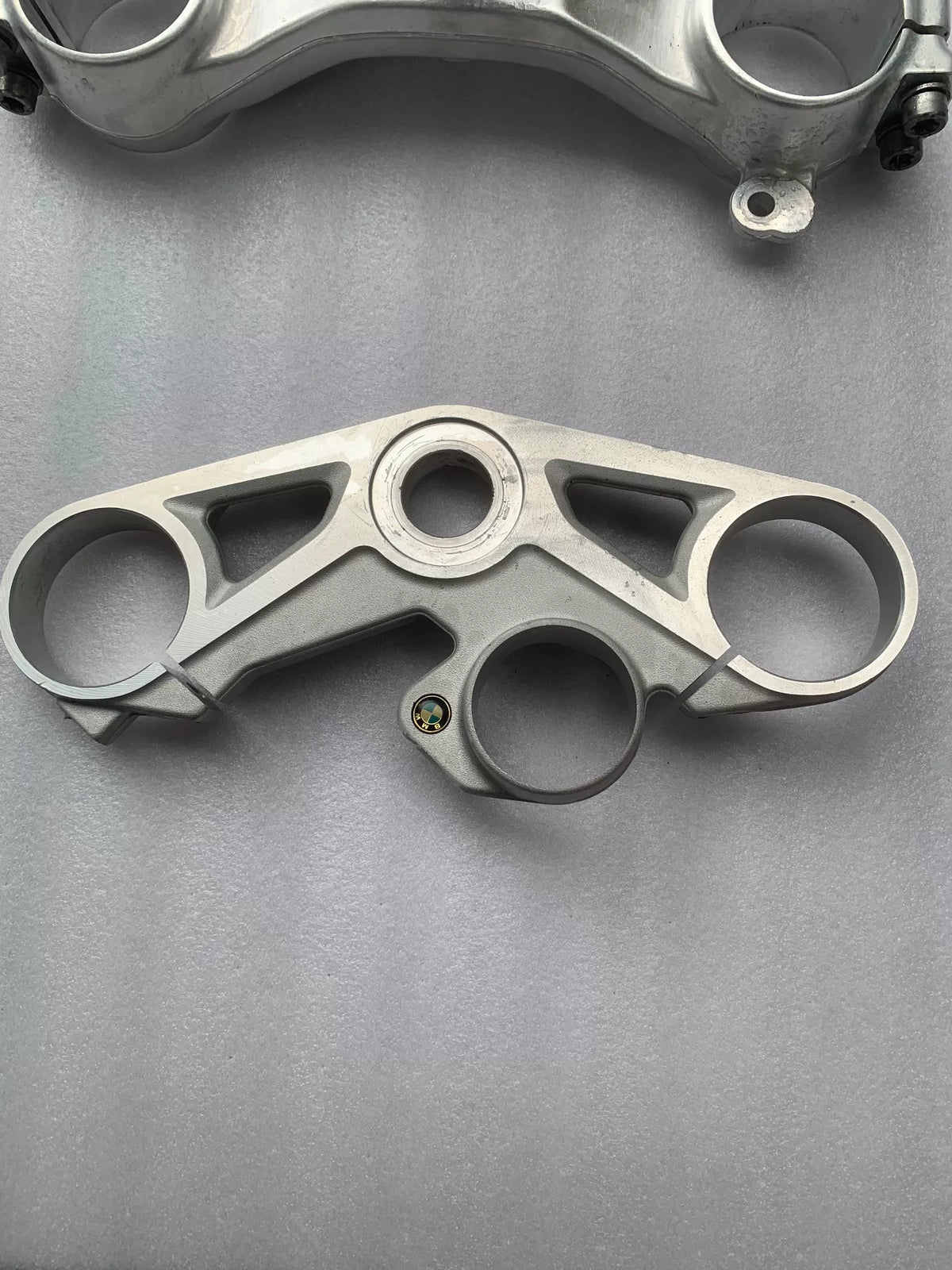 Used OEM BMW S1000RR Triple Clamp OEM 31428556201 – 2009–2011, No Visible Bends — Photo 8 of 9