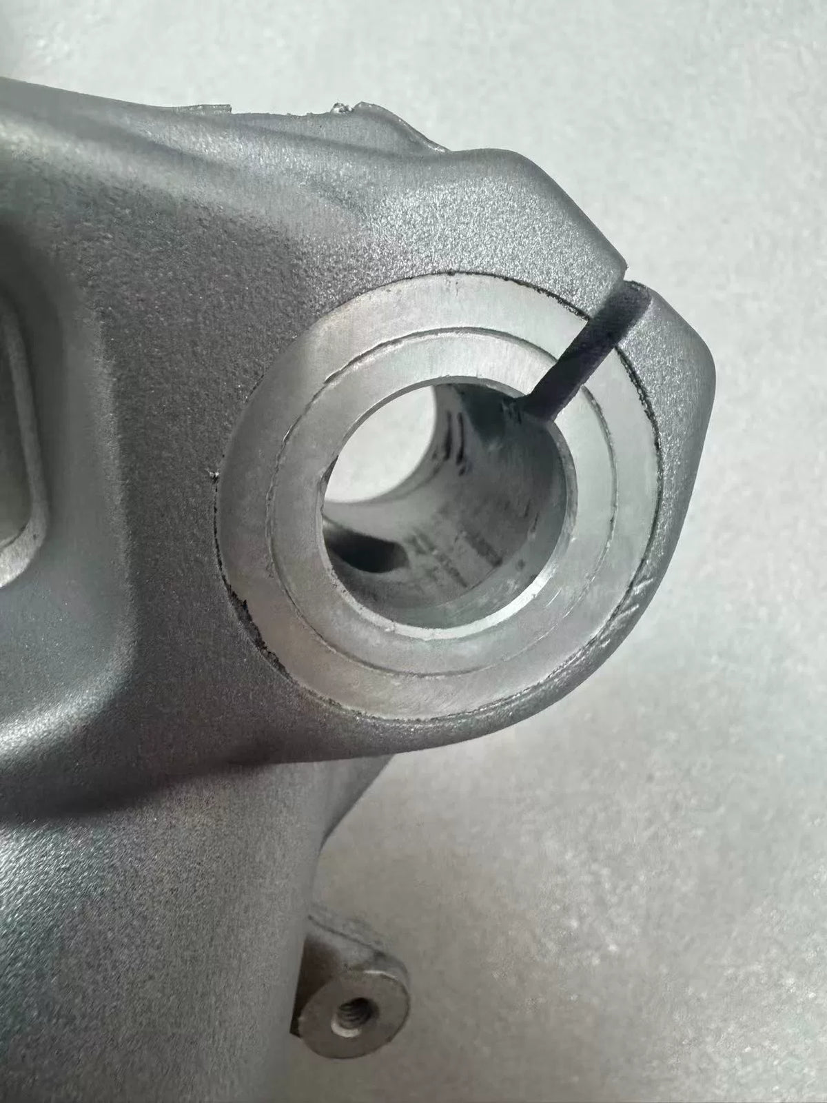 BMW R1200GS front fork rod pair laid flat, full overhead view showing uniform straight profile