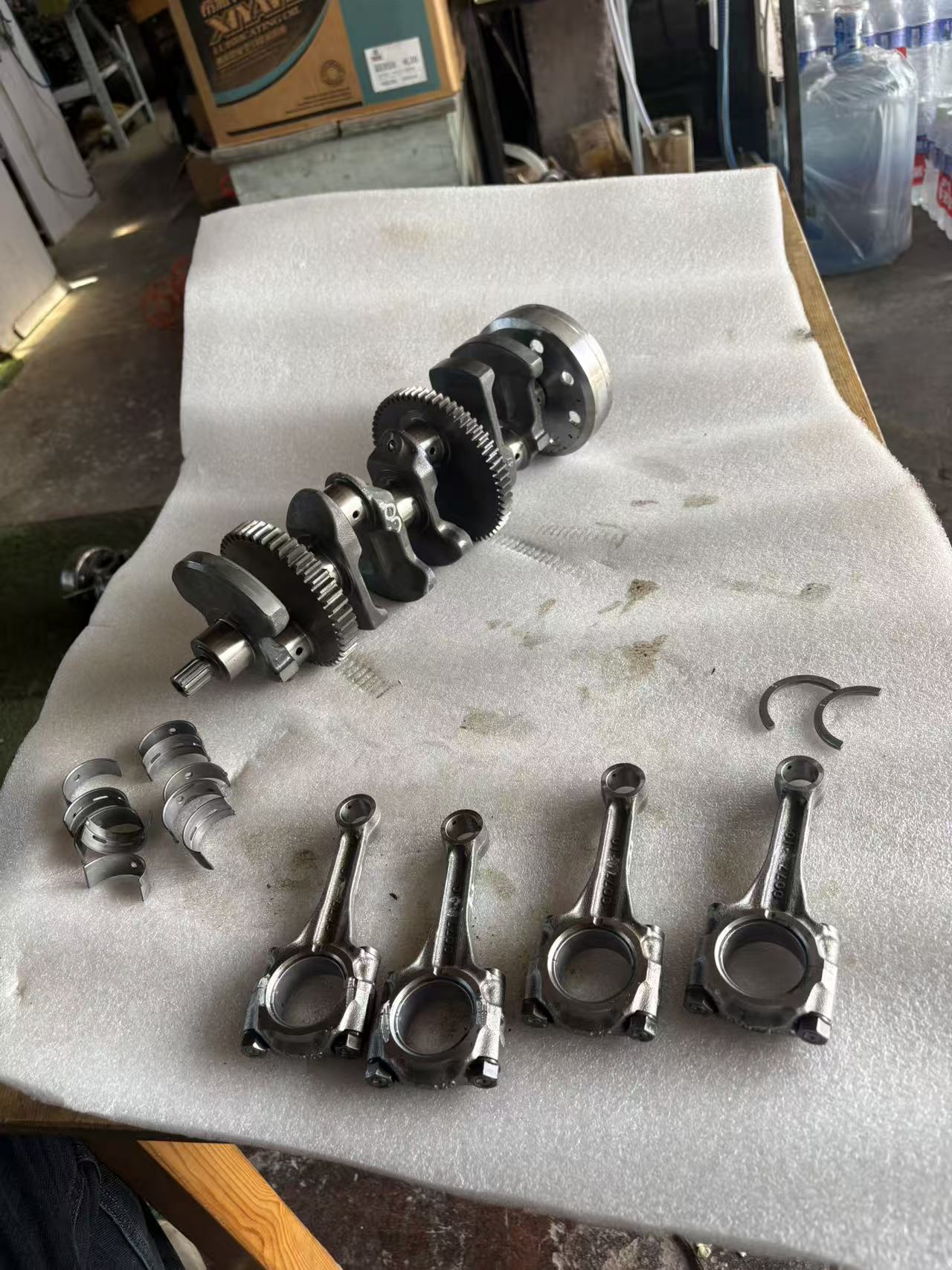 Genuine OEM Crankshaft & Connecting Rods Assembly - Kawasaki ZX-10R (2011-2015) | Low Mileage (20k km) | Inspected & Clean Journals #13031-0956