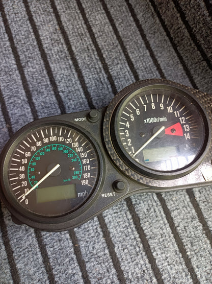98-99 Kawasaki ZX9R Speedometer Dashboard Instruments 28011-1170