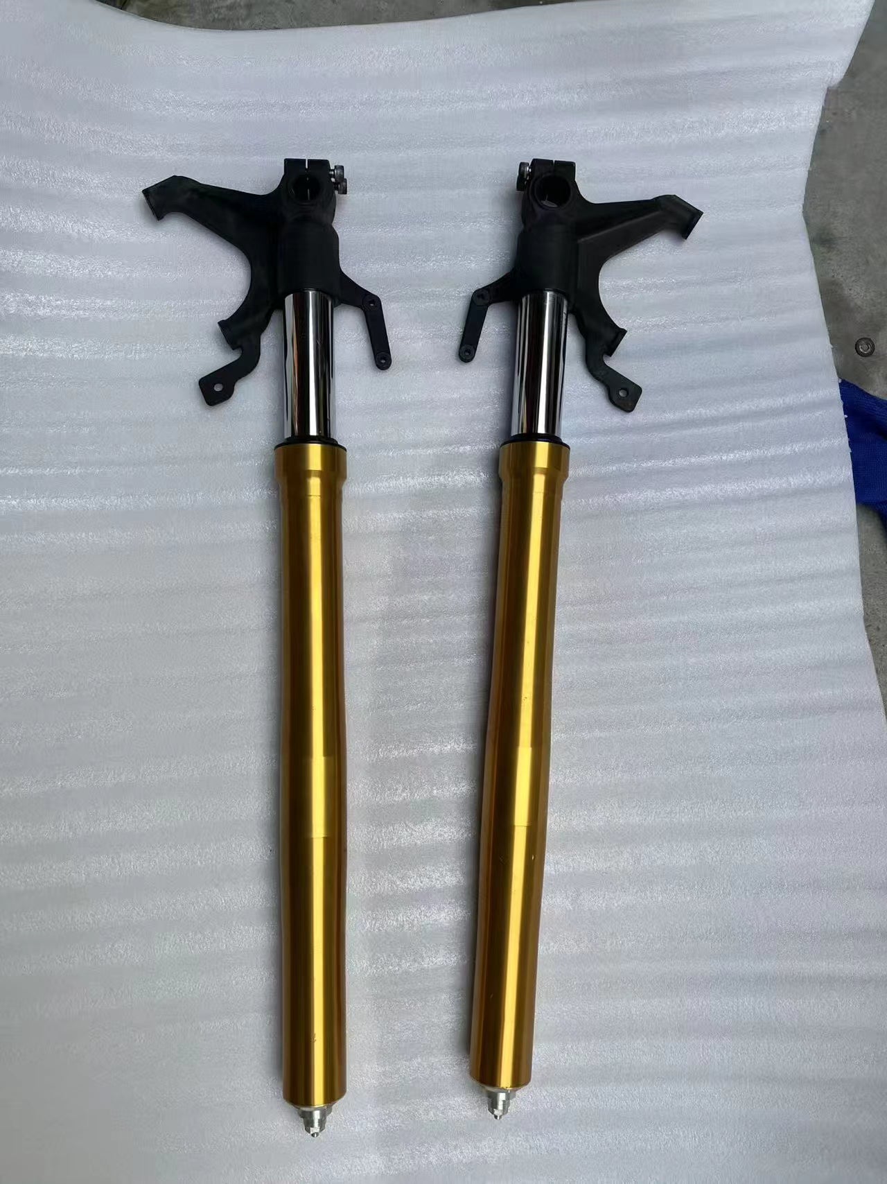 Used OEM Yamaha YZF-R1 Gold Front Fork Pair 2009-2014 KYB | Complete LH+RH