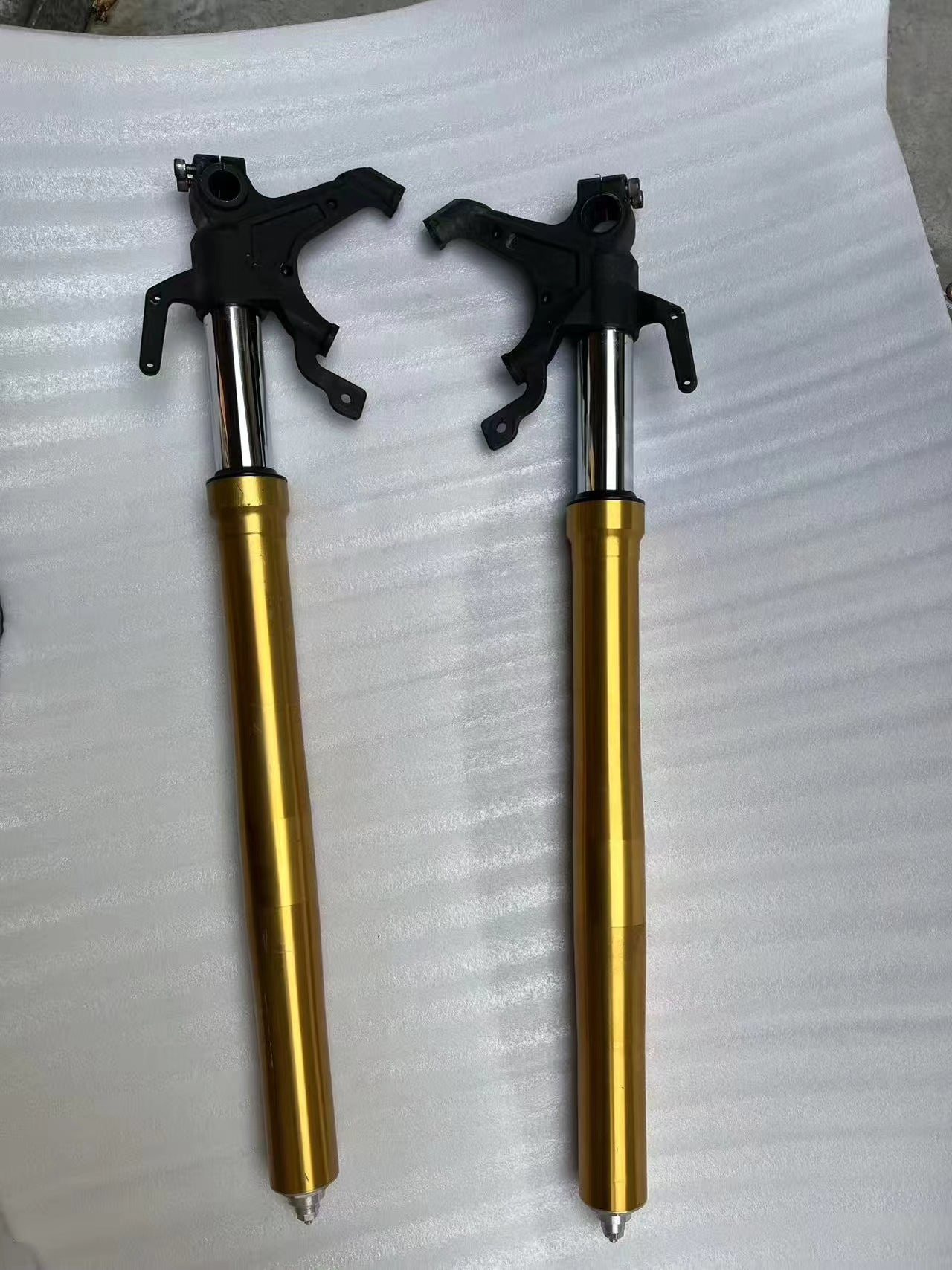 Used OEM Yamaha YZF-R1 Gold Front Fork Pair 2009-2014 KYB | Complete LH+RH