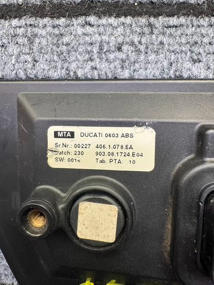 10-12 Ducati MTS1200 ABS Speedometer Dashboard Meter Instrument 2xxxkm