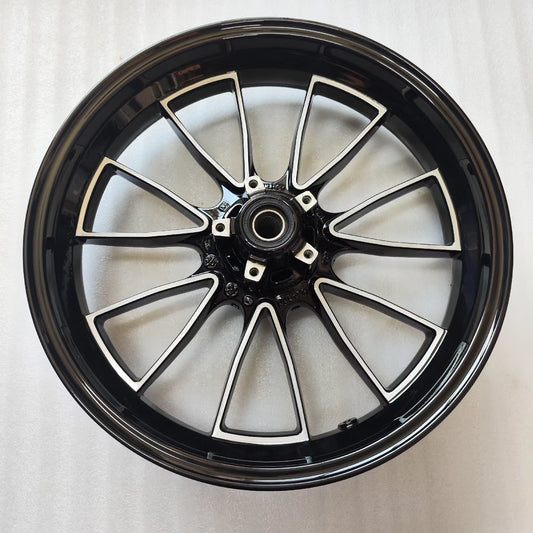 Used Ducati Diavel 1200 Front Wheel 17 Repainted Gloss Black OEM 50122081AA