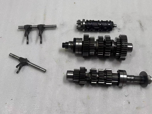 Kawasaki Z1000 2012-2016 Gearbox Transmission Drum Shift Forks Used OEM – full assembly view