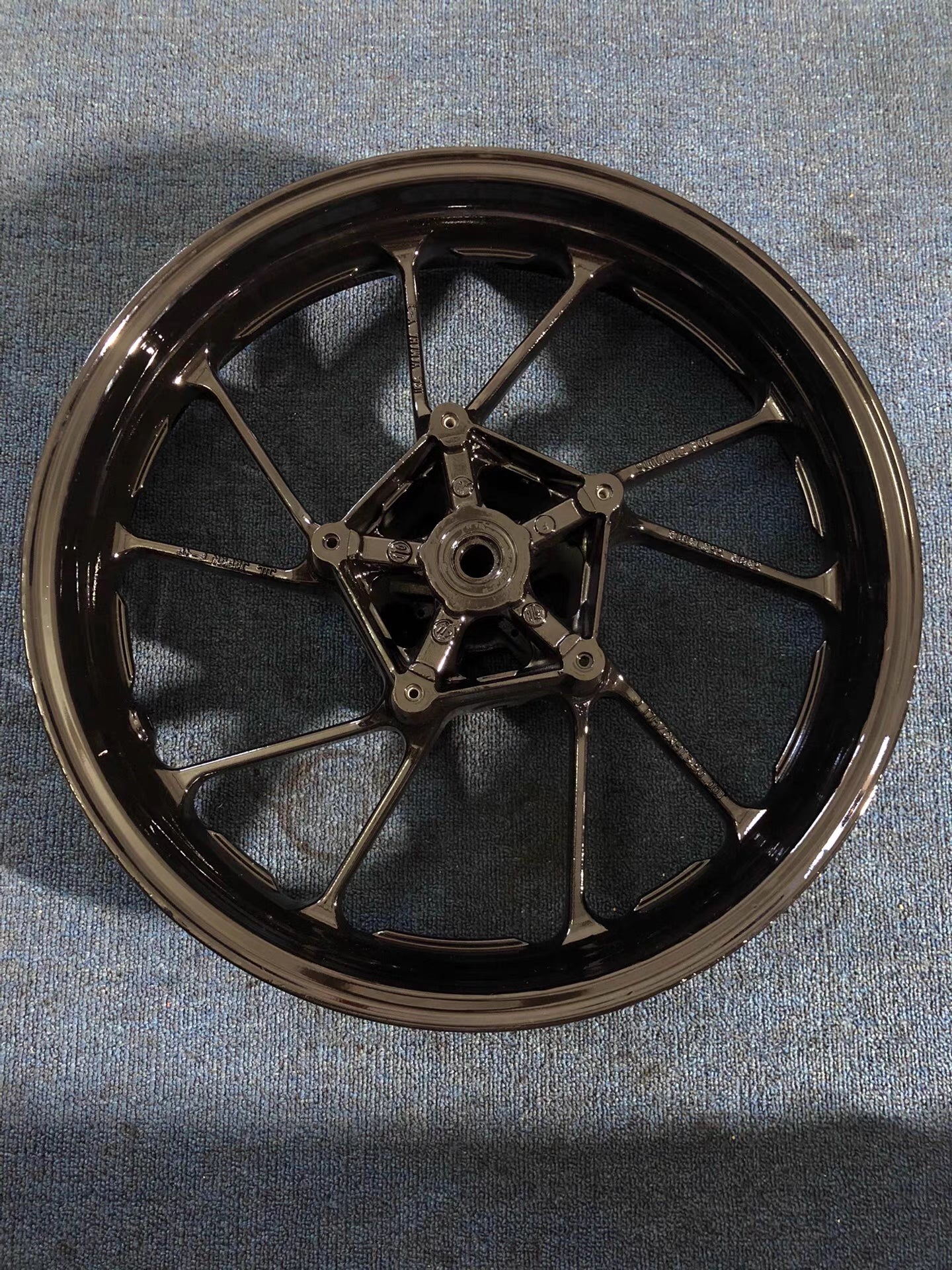 Front Wheel Rim - YAMAHA MT-09 / FZ-09 (2014-2020) | Professionally Refurbished Gloss Black OEM