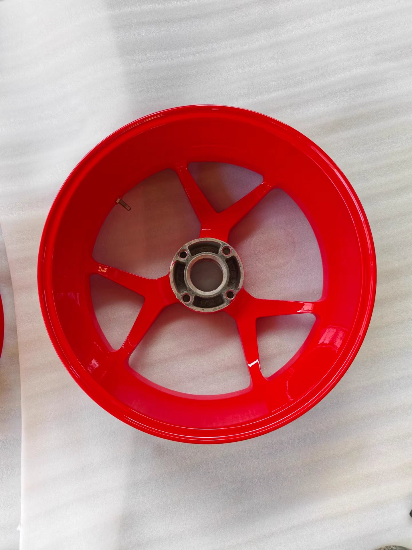 Front & Rear Wheel Rim Set - DUCATI Supersport 950 / 939S | Professionally Refurbished Gloss Red OEM