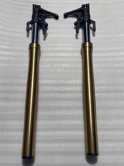 Front Fork Suspension Pair - HONDA CB650R (2019-2023) - Gold Inverted Forks | OEM 51400-MKN-D51