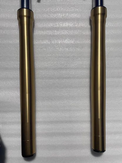 Front Fork Suspension Pair - HONDA CB650R (2019-2023) - Gold Inverted Forks | OEM 51400-MKN-D51