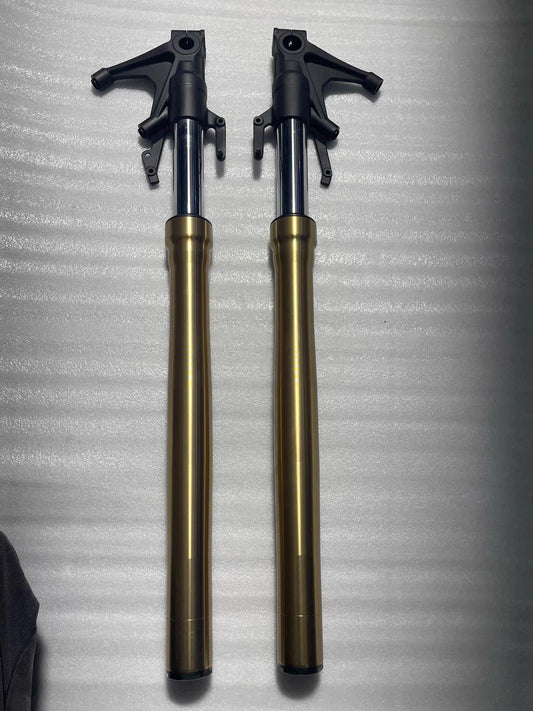 Front Fork Suspension Pair - HONDA CB650R (2019-2023) - Gold Inverted Forks | OEM 51400-MKN-D51