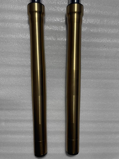 Front Fork Suspension Pair - HONDA CB650R (2019-2023) - Gold Inverted Forks | OEM 51400-MKN-D51