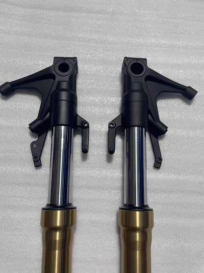 Front Fork Suspension Pair - HONDA CB650R (2019-2023) - Gold Inverted Forks | OEM 51400-MKN-D51