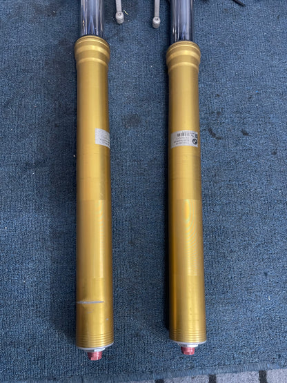 Complete Front Fork Suspension Legs Set - BMW S1000RR (2009-2014) | Straight & Inspected OEM