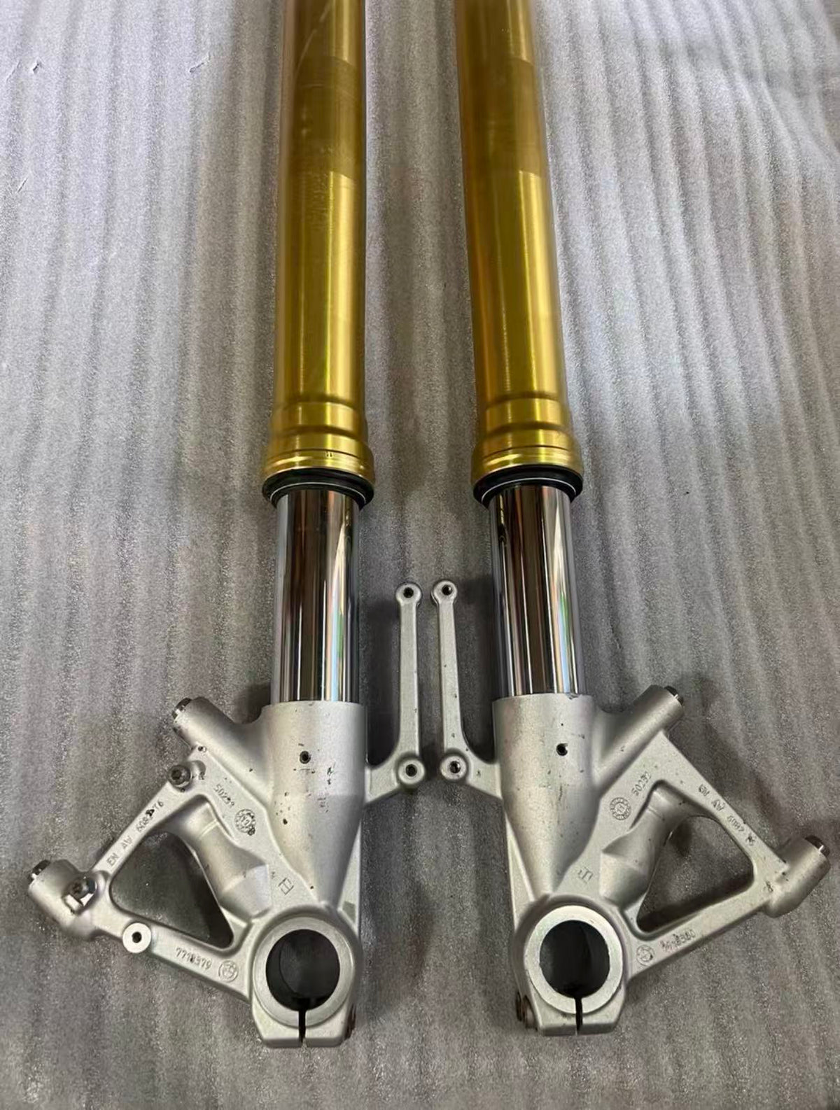 BMW S1000RR Front Fork Set OEM 2009–2014 – Matched Pair