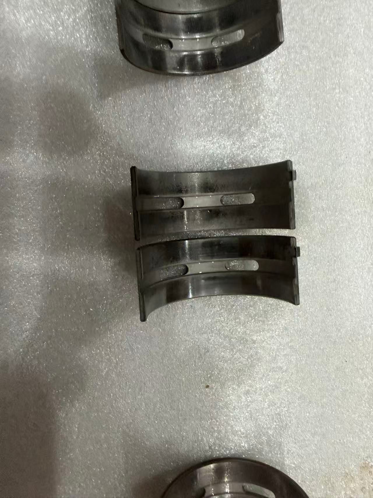 Suzuki GSXR 1000 K5-K8 crankshaft end view showing main journal and flywheel taper