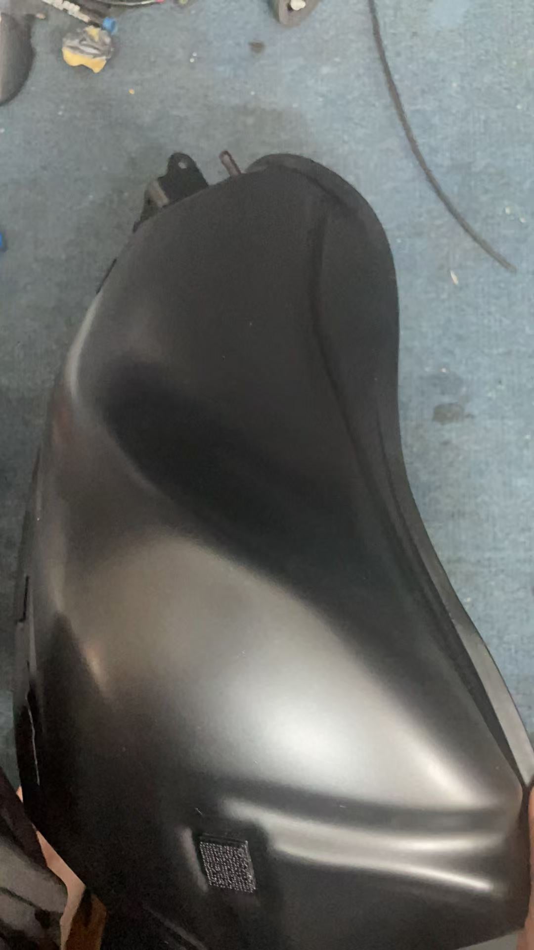 Used OEM Kawasaki Z1000 Fuel Tank OEM 510010791739 – Repainted M.F.S. Black PN:5 — Photo 9 of 11
