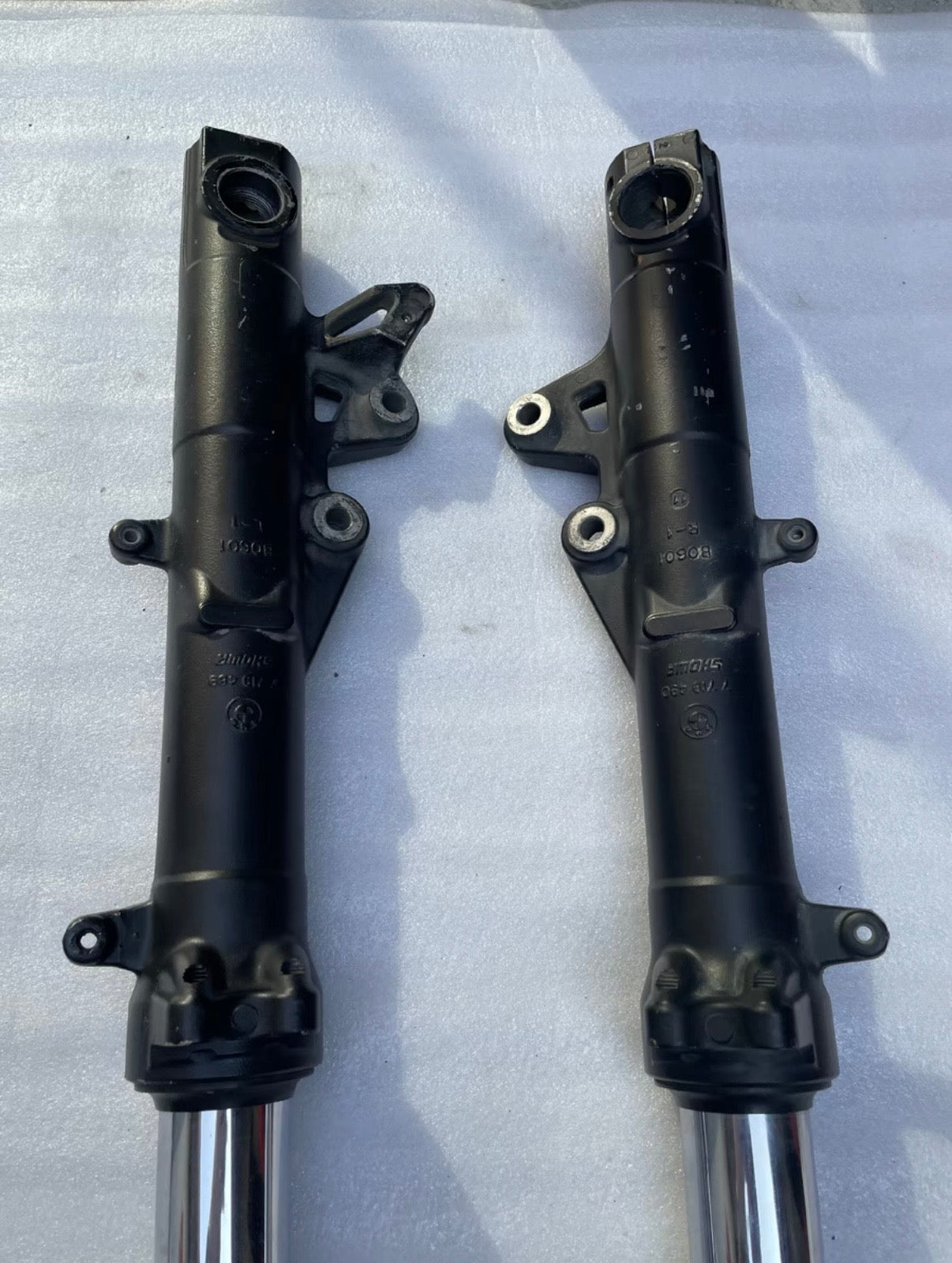 09-14 BMW F800R Front Fork Front Suspension A Pair