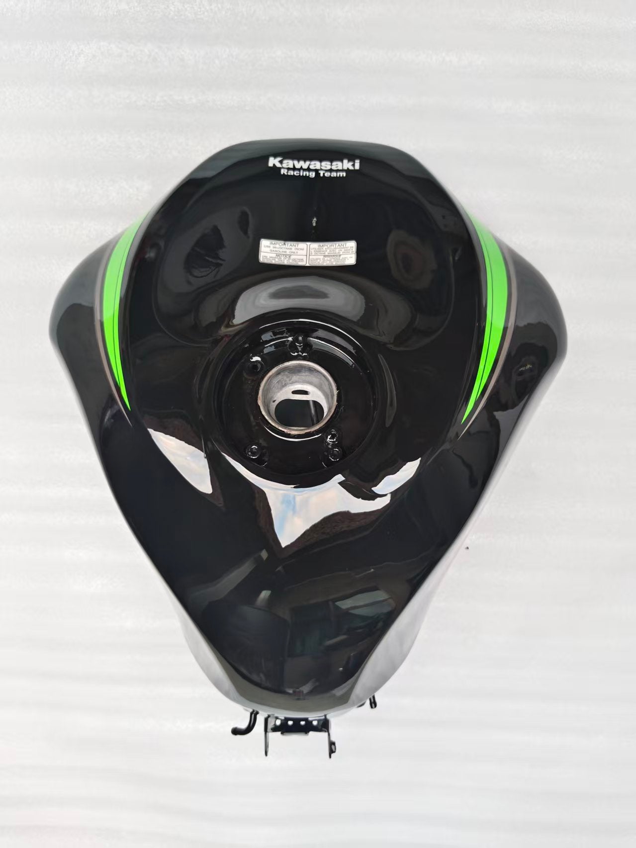 13-18 Kawasaki Zx6r 636 Fuel Gas Tank Repainting Black